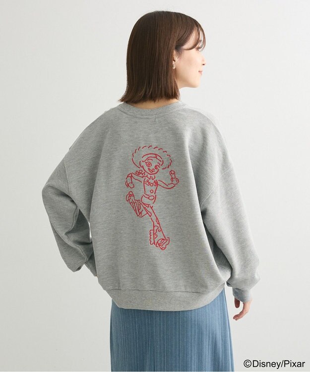 Green Parks トイストーリー／バック刺繍プルオーバー Gray Mixture