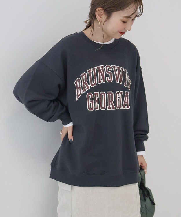 AMERICAN HOLIC ＢＲＵＮＳＷＩＣＫ　ＧＥＯＲＧＩＡ　ＢＩＧスウェット Charcoal Gray