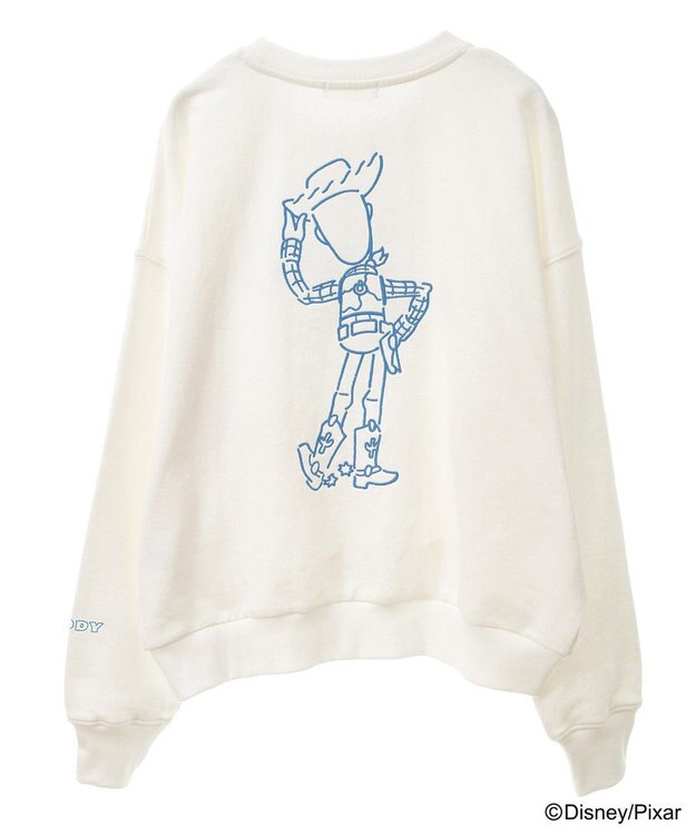 Green Parks トイストーリー／バック刺繍プルオーバー White