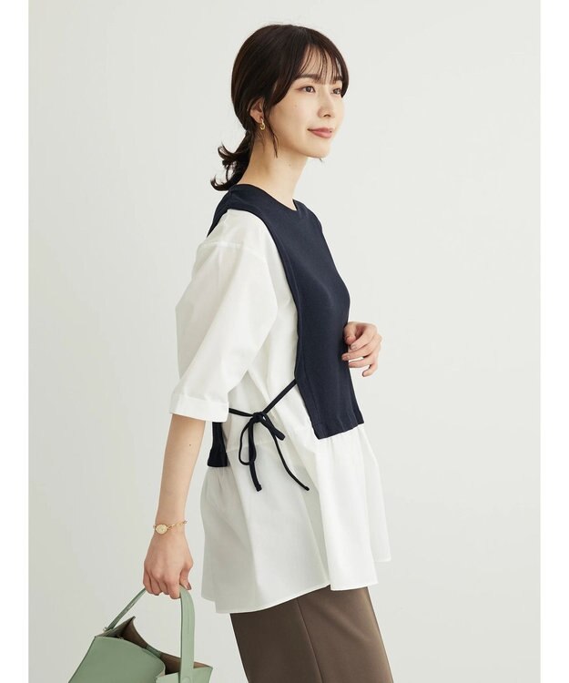 Green Parks テレコドッキングチュニック２ Black