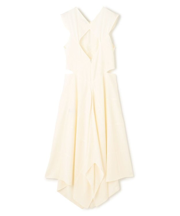 JOSEPH シルキービシー　ドレス Ivory