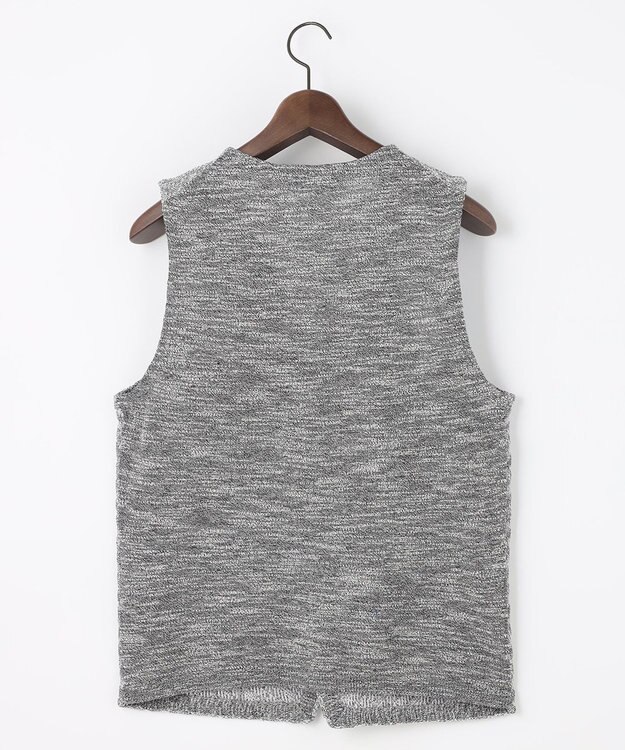 JOSEPH ABBOUD 【サスティナブル加工】スラブギマ ニットベスト グレー系7