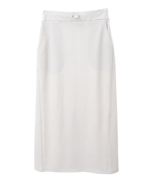 Green Parks ピグメントＩラインスウェットスカート Ecru