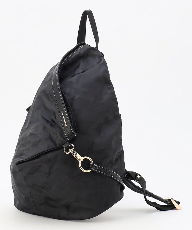 LA BAGAGERIE ジャカードスマートリュックサック ブラック