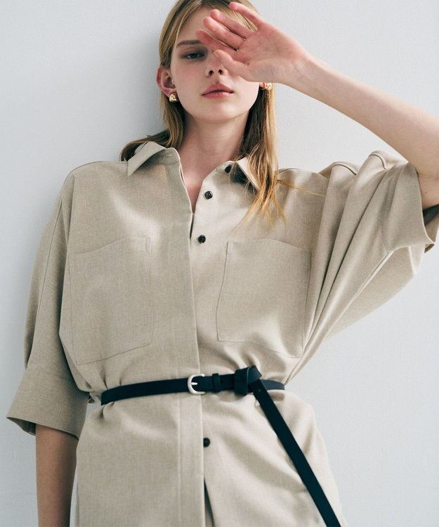 uncrave フェイクレザー 細ベルト ブラック