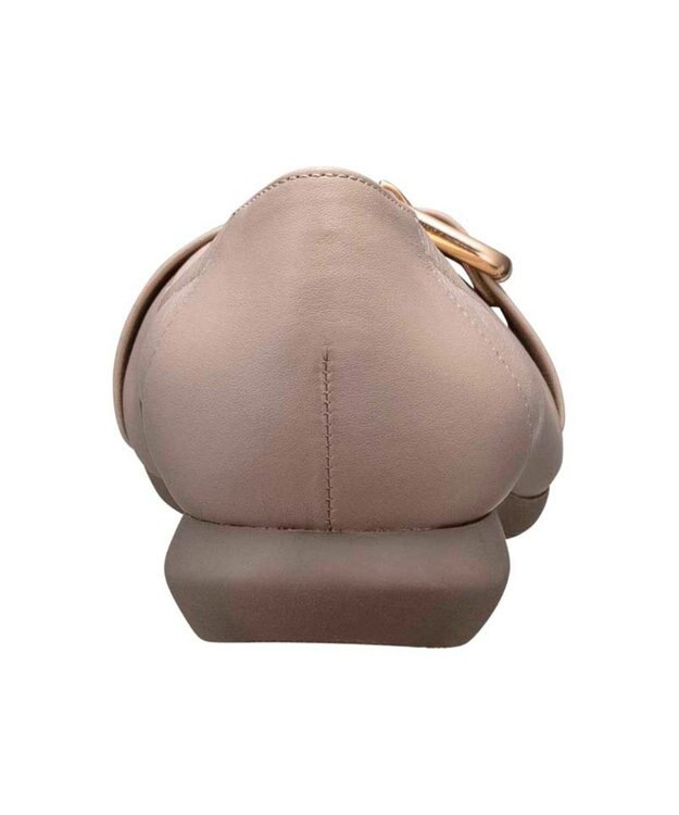 REGAL FOOT COMMUNITY 【ビューフィット】A71Y バックルベルト フラットパンプス ダークベージュ