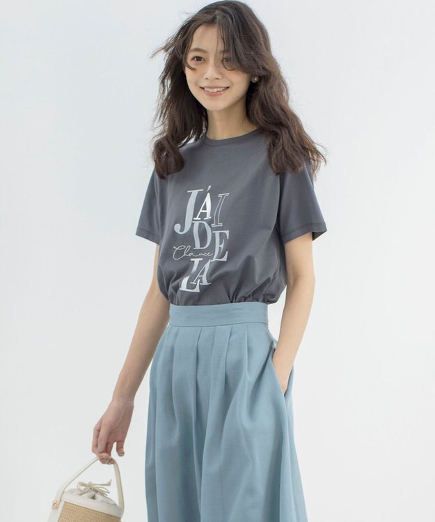 組曲 ロゴ Tシャツ グレー系