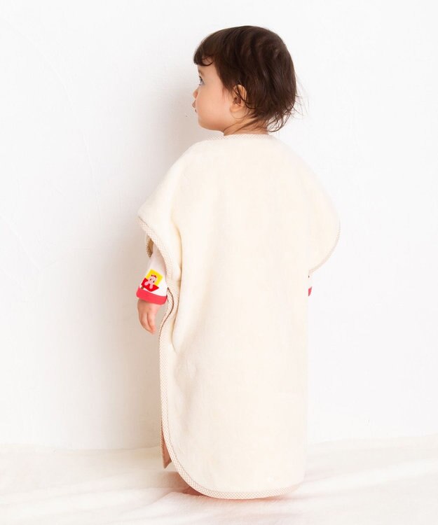 MIKI HOUSE HOT BISCUITS 顔ドン コットンスリーパー アイボリー