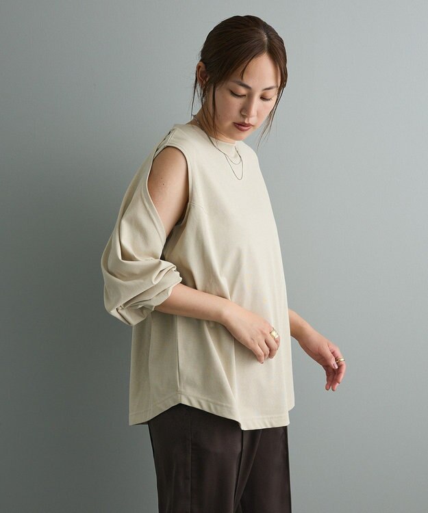 CRAFT STANDARD BOUTIQUE マルチウェイロンTee Beige