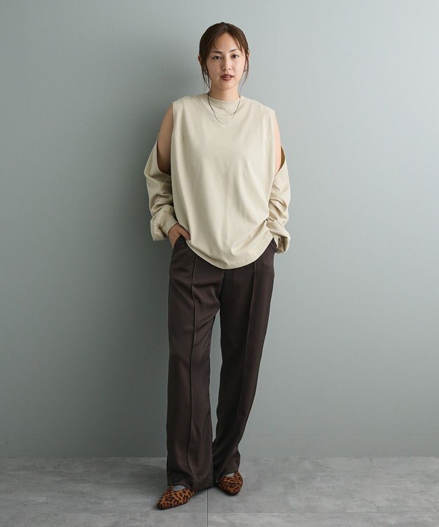 CRAFT STANDARD BOUTIQUE マルチウェイロンTee Beige