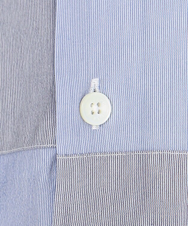 JOSEPH HOMME コットンナイロンブロック　シャツ スカイブルー系3