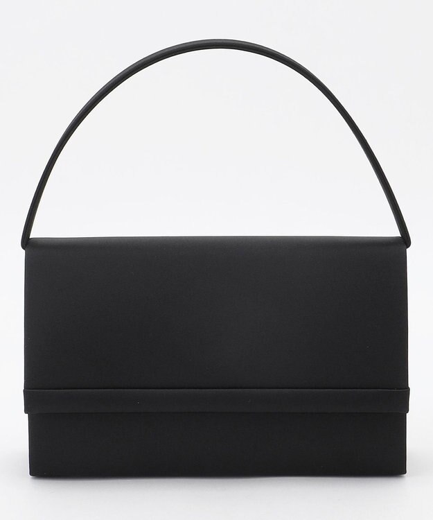 組曲 NOIR 【定番】シンプル横ハンドバッグ ブラック系