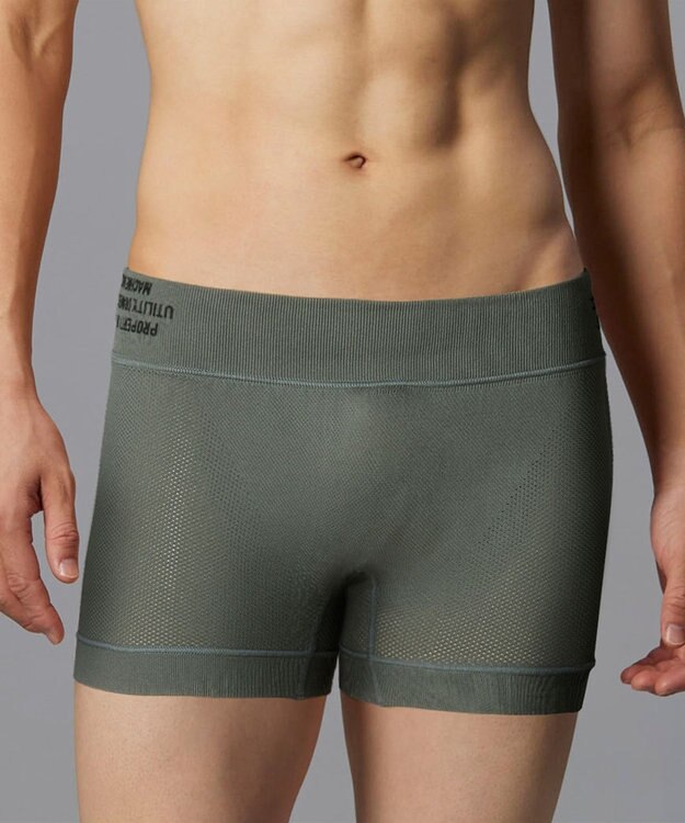 WACOAL MEN WACOAL MEN <N.HOOLYWOOD TPES>コラボ 【PANTS HOLIC】 ボクサーパンツ ワンサイズ(S-LL) 適度なフィット感 立体成型 前閉じ 下着 メンズ WT3624 /ワコールメン オリーブ