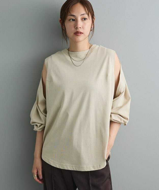 CRAFT STANDARD BOUTIQUE マルチウェイロンTee Beige