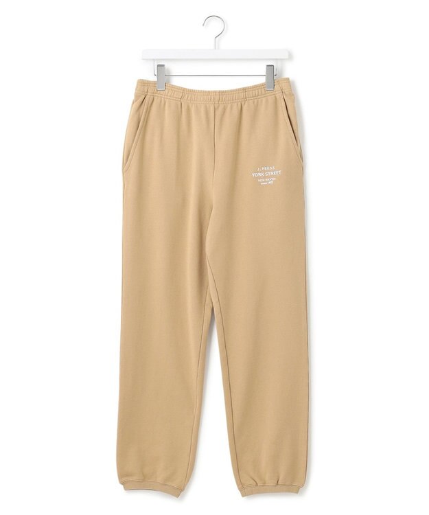 J.PRESS YORK STREET 【UNISEX】ワンポイントスウェットパンツ ライトイエロー系