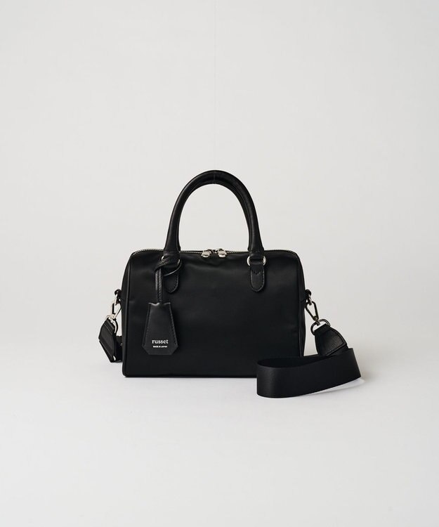 russet クラウズナイロン2WAYミニボストンバッグ(CE-1720-WEB) Black