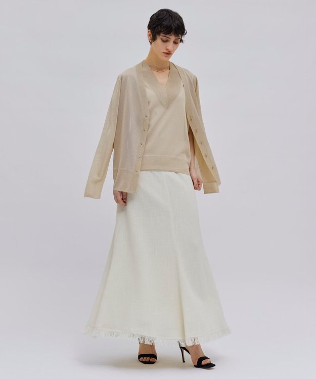 BEIGE， 【洗える】RIOU / ニットトップス Gold