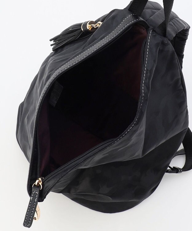 LA BAGAGERIE ジャカードスマートリュックサック ブラック