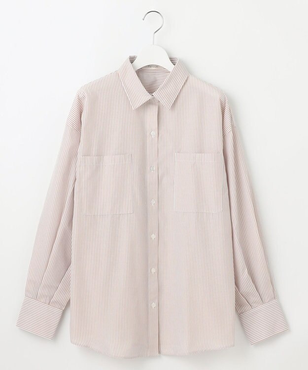 Feroux ストライプ シャツ ベージュ系
