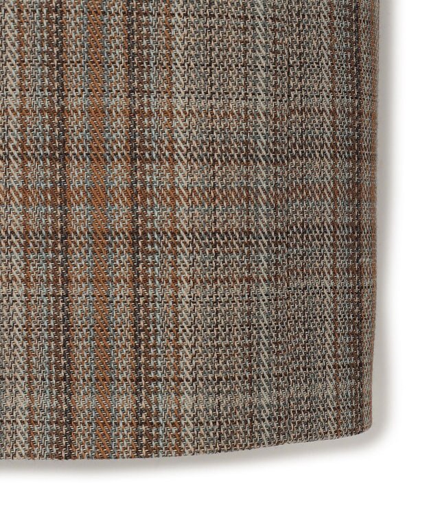 BEIGE， 【Oggi ８月号掲載】SELMA / チェックウールテーラードジャケット Camel × Nude