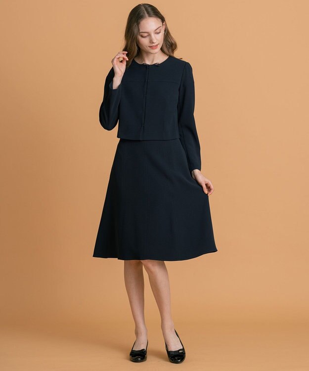 TOCCA 【洗える！】SUNNY DRESS ドレス ネイビー系