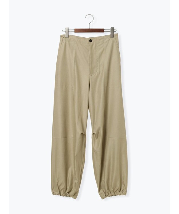 Te chichi シャイニーツイルパラシュートパンツ《2025Autumn catalog item》 カーキ