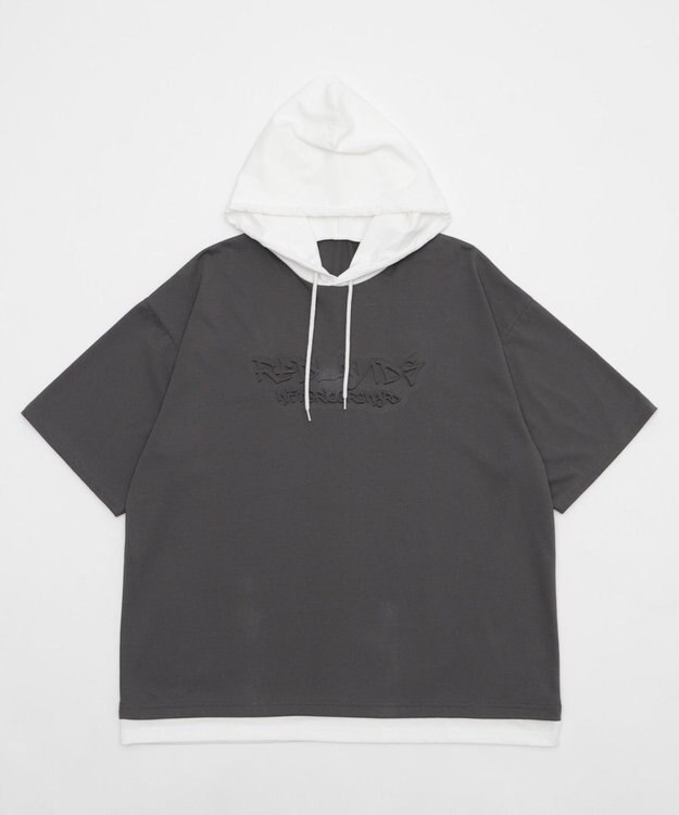 WEGO 【接触冷感/ユニセックス着用ITEM】エンボスロゴグラフィックTPK（SS） スミクロ