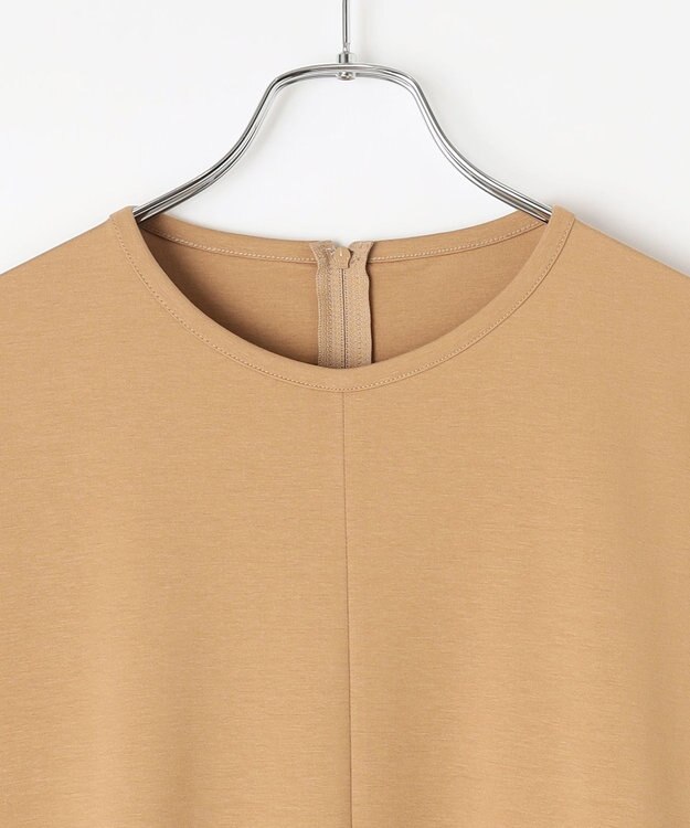 #Newans 【洗える】コクーンシルエットロングワンピース ベージュ