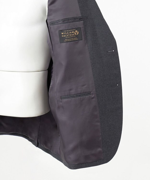 J.PRESS MEN 【WILLIAM HALSTEAD】スーパーファインウールフランネル スーツ/総裏 グレー系