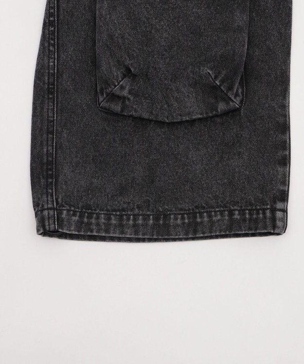 WEGO イージーマルチポケットデニムカーゴ デニムブラックソノタ