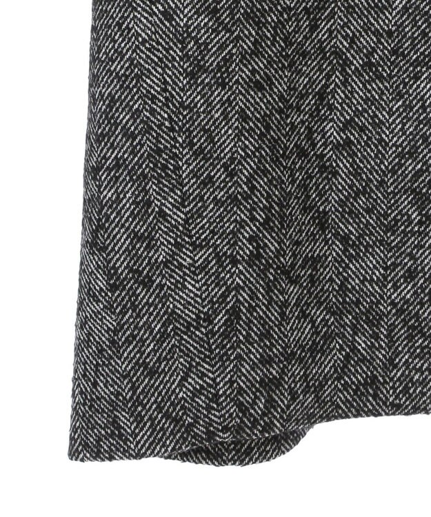 Green Parks ヘリンボーンノーカラーコート Herringbone