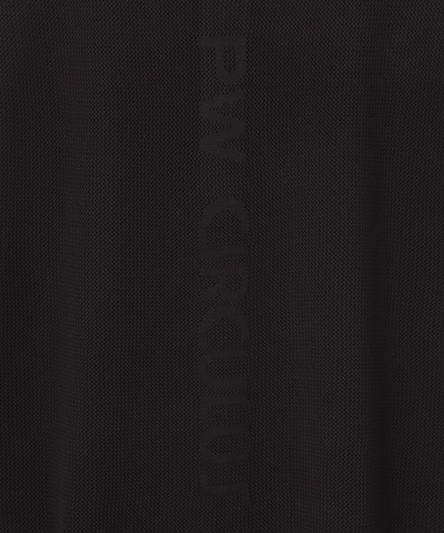 PW CIRCULUS 【MEN】バッグメッシュ ニットベスト ブラック系