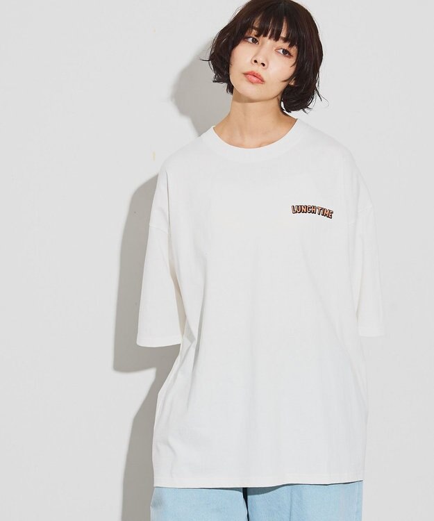 WEGO 【ユニセックス着用ITEM/MLサイズ展開】別注NEW　JACKグラフィックT（S） ホワイト