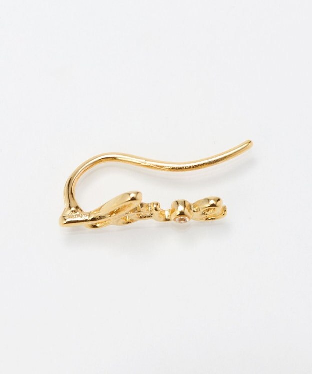 Phoebe ラッキーレターピアス&イヤリング(ラブ)/片耳 ゴールド