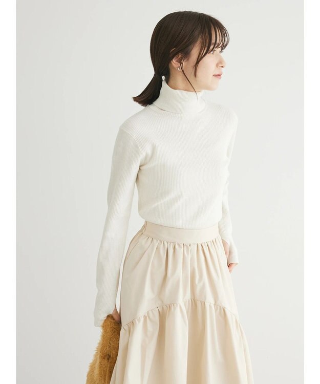 Green Parks もちやわ　タートルプルオーバー Off White