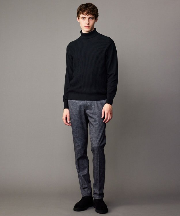 JOSEPH ABBOUD 【ストレッチ/セットアップ/弱撥水】フランネル ジャージ パンツ グレー系