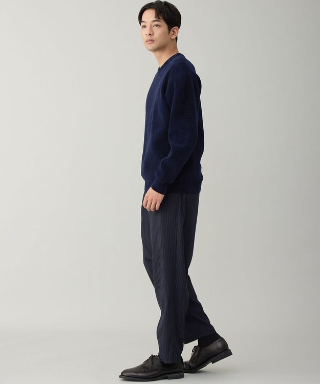 UNFILO MENS ライトモール ニット [EC限定]ネイビー