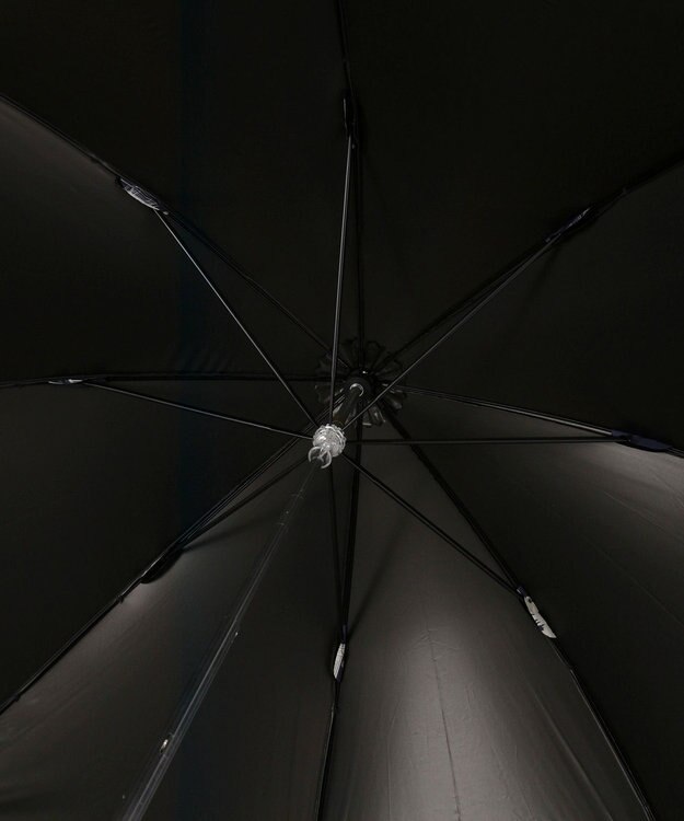 MOONBAT DAKS(ダックス) 晴雨兼用日傘 長傘 街並み フワクール生地使用 ネイビーブルー