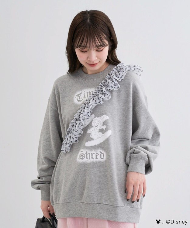 Green Parks ミッキー＆フレンズ／２ＷＡＹチュールスマホショルダー White