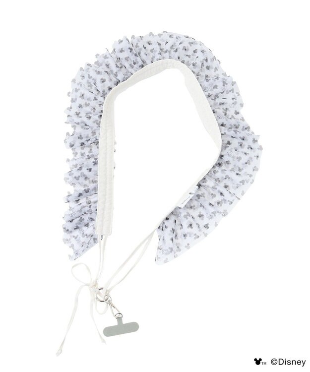 Green Parks ミッキー＆フレンズ／２ＷＡＹチュールスマホショルダー White