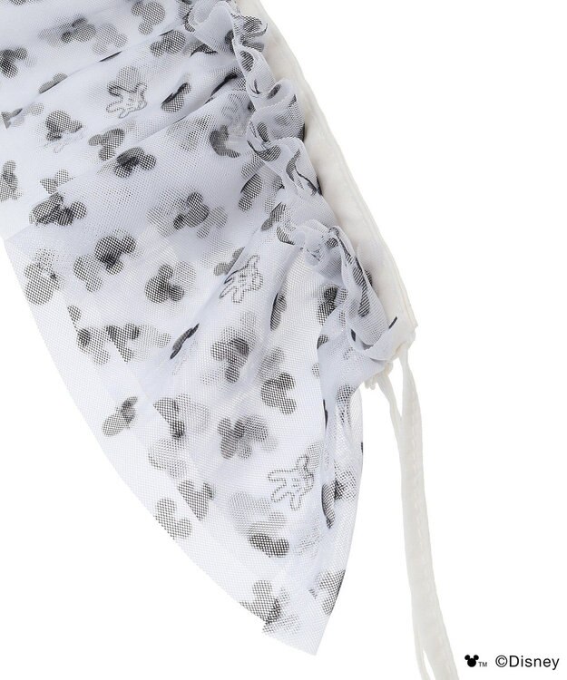 Green Parks ミッキー＆フレンズ／２ＷＡＹチュールスマホショルダー White