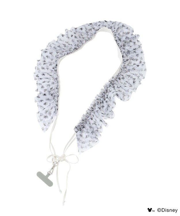 Green Parks ミッキー＆フレンズ／２ＷＡＹチュールスマホショルダー White