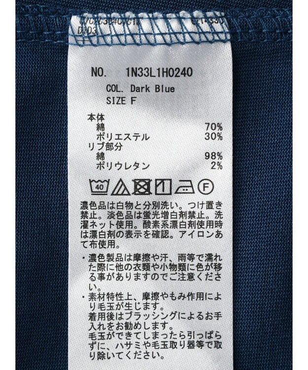 earth music&ecology ギャザーポケットノースリーブワンピース Dark Blue