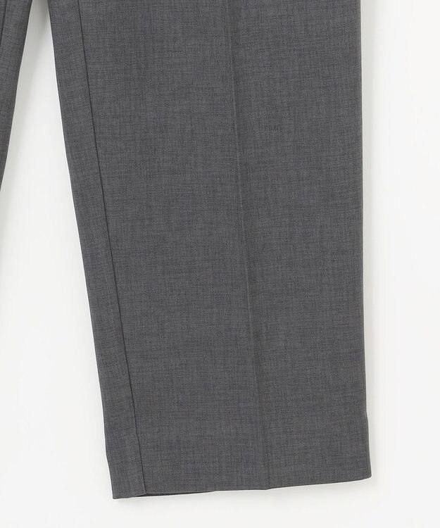 Feroux 【洗える】美シルエットカラーテーパード パンツ グレー系