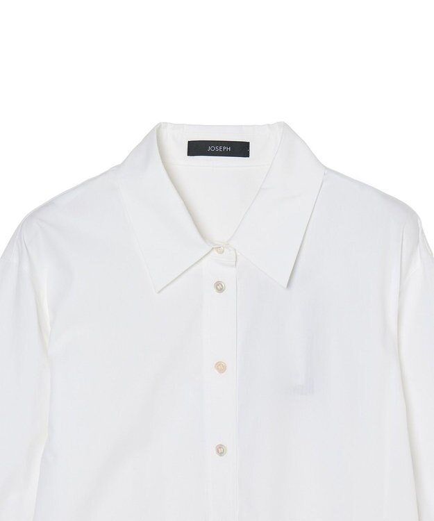 JOSEPH 【FOUNDATIONS】ポプリン　ジョーブラウス White