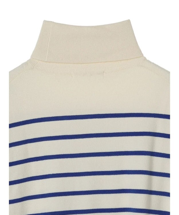 Green Parks もちやわ　タートルニットチュニック Border