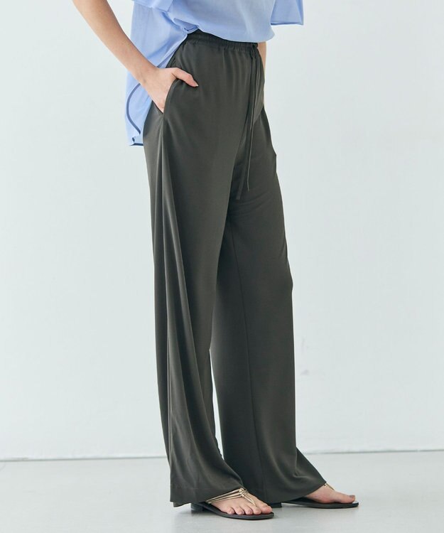 BEIGE， MELLE / ハイストレッチイージーパンツ Khaki