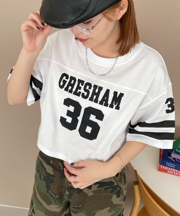 WEGO ナンバリングショートT ホワイト