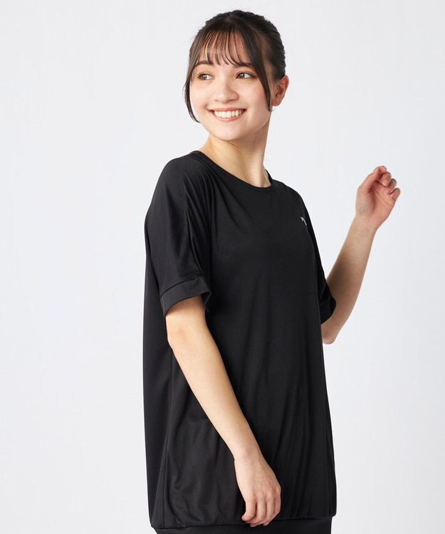 OP／FILA 【FILA】水陸両用フィットネスウェア 2点セット ブラック