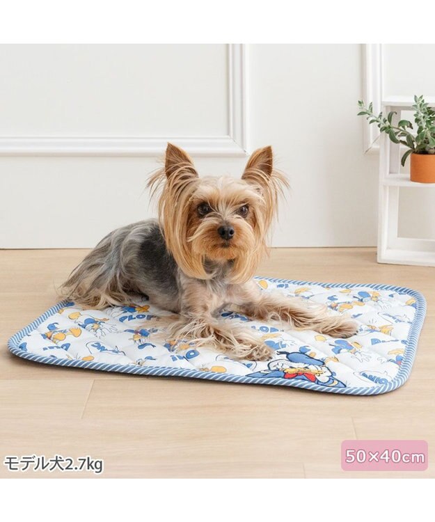 PET PARADISE ディズニー ドナルドダック クールマット S ブルー